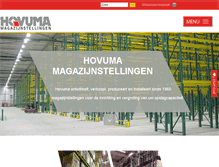 Tablet Screenshot of hovuma.nl